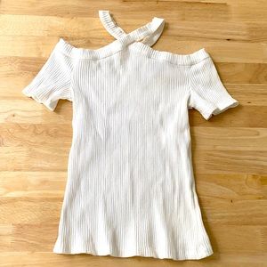 Zara White/Cream Top Size Small